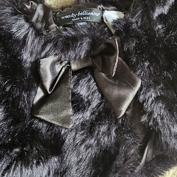 Baby Girl Winter Jacket, Faux Fur baby coat, excellent condition - Picture 6 of 8